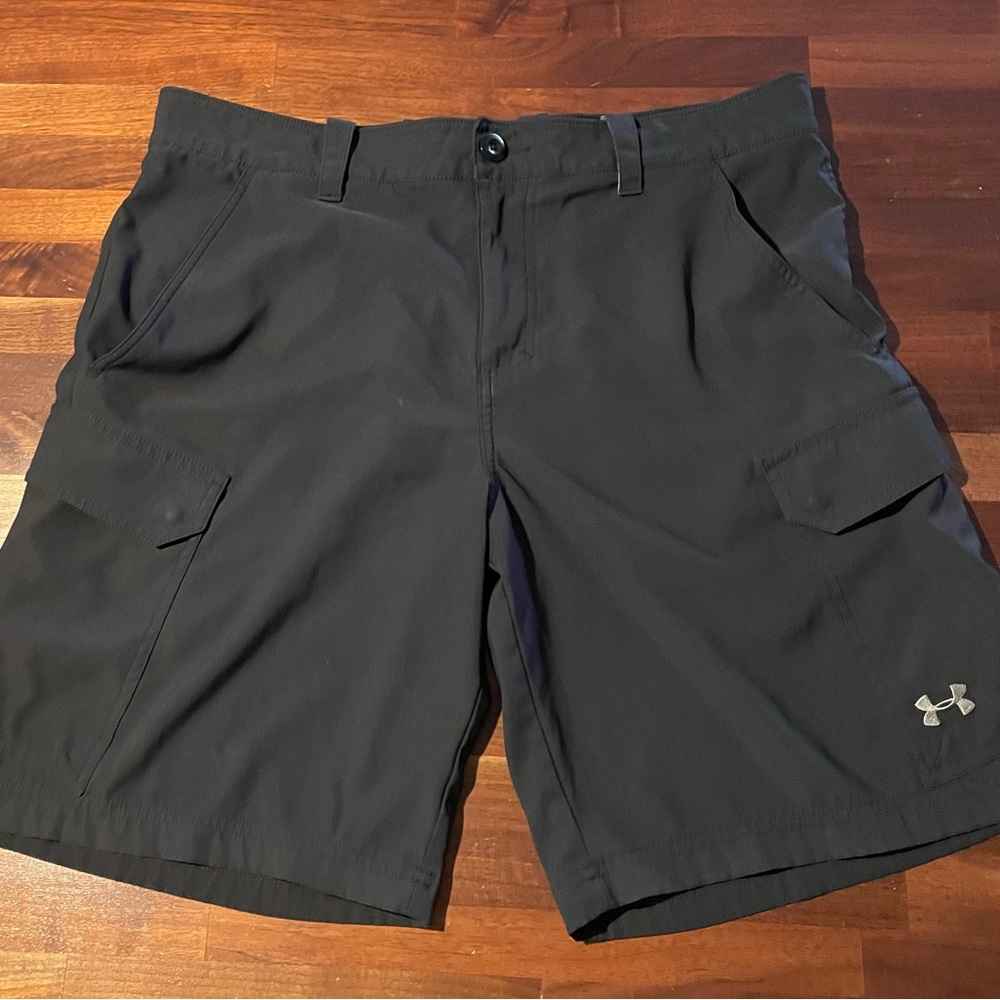 Under Armour Black Athletic Shorts Lightweight Performance